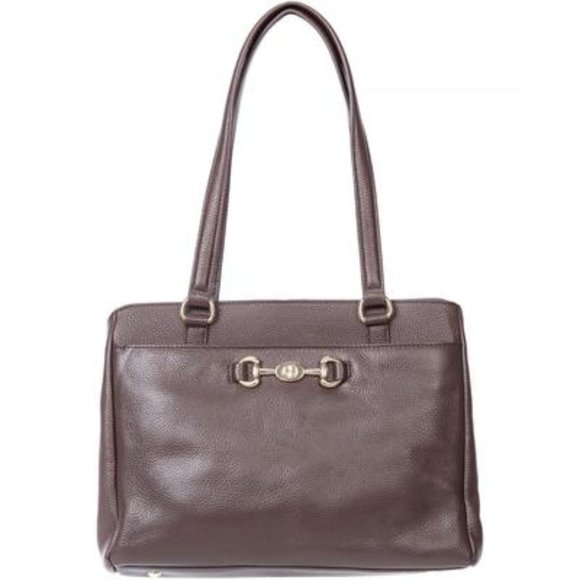 Giani Bernini Bags Giani Bernini Horsebit Leather Satchelmsrp 5